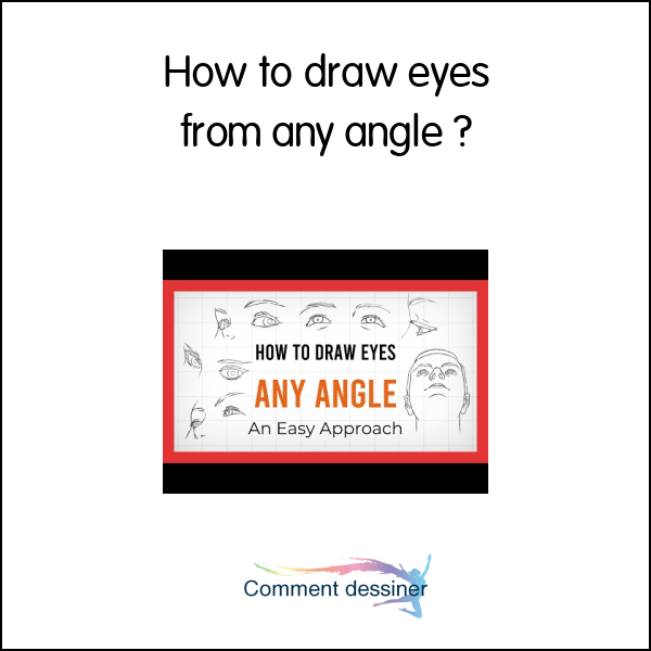 How to draw eyes from any angle